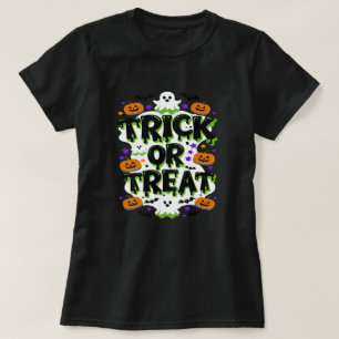 T-shirt tricher ou traiter Halloween