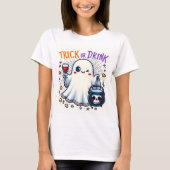 T-shirt Trick or Drick Cute Halloween Design (Devant)