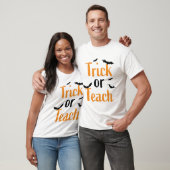 T-shirt Trick or teach- design Halloween (Unisexe)