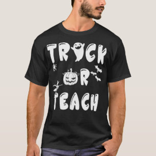 T-shirt Trick or Teach Funny Teacher pour le costume d'Hal