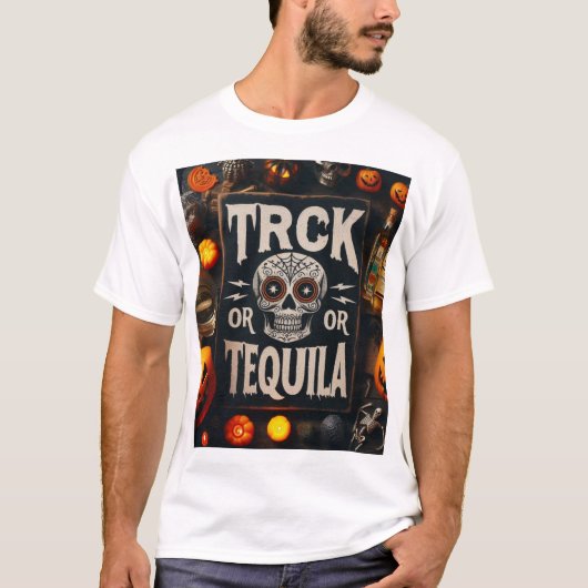 T-shirt Trick or Tequila (Devant)