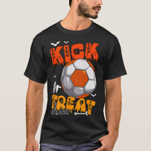 T-shirt Trick Or Treat Blague Drôle Kick Halloween En Joua