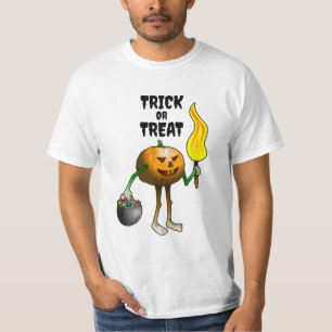 T-shirt Trick or Treat citrouille d'Halloween