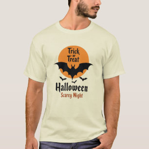 T-shirt Trick or Treat Halloween Nuit Épouvantable Chauve-
