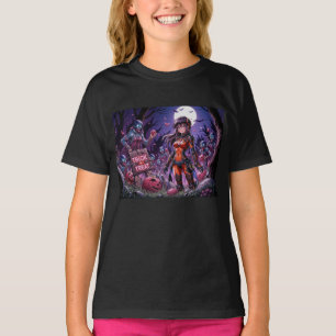 T-shirt Trick or Treat Halloween Zombies Distribuant des C