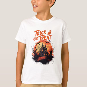 T-shirt Trick or Treat Haunted House Shirt