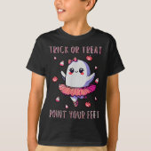 T-shirt Trick Or Treat Int Your Feet Halloween Ghost Dance (Devant)