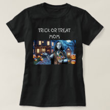 Trick or Treat Mom AI Robot with Citrouille & Bask