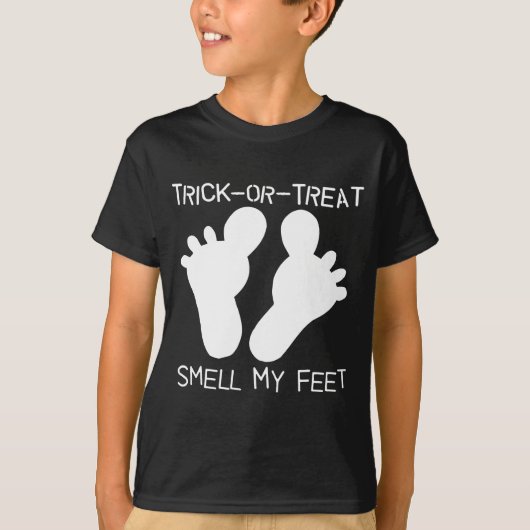 T-shirt Trick-or-Treat Smell my Feet (Devant)