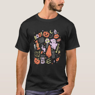 T-shirt Trick or Treat Witchcraft 60s les années 70 Hippie