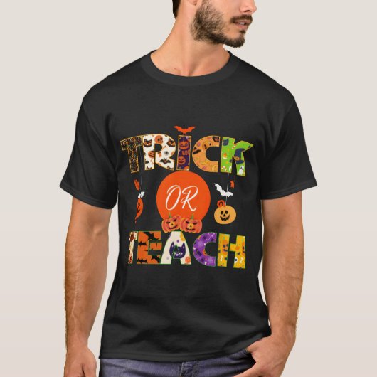 T-shirt Trick Oreach cadeau d'Halloween (Devant)