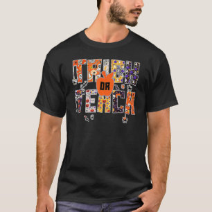 T-shirt Trick Ou Enseignant Costume D'Halloween