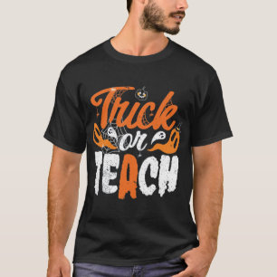 T-shirt Trick ou Enseignant Costume d'Halloween