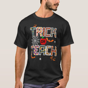T-shirt Trick Ou Enseignant Costume Halloween 2022