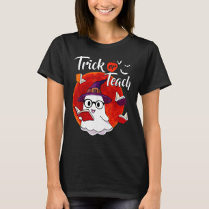 T-shirt Trick Ou Enseignant Ghost Costume Halloween 202