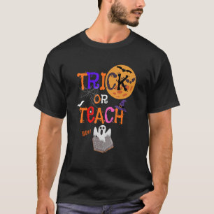 T-shirt Trick Ou Enseigner Drôle Enseignant Halloween Cost