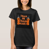 T-shirt Trick ou enseigner effrayant (Devant)