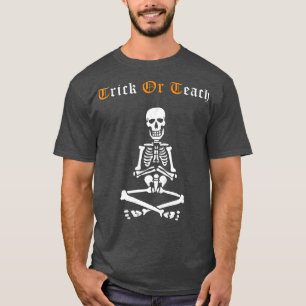T-shirt Trick Ou Enseigner Halloween Funny Party Tee Scary