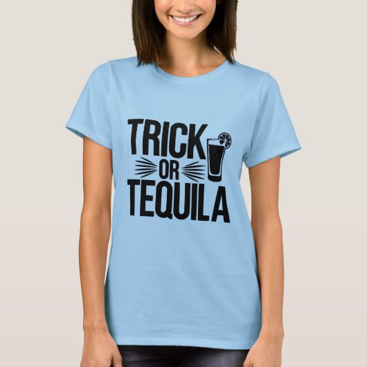 T-shirt Trick ou Tequila (Devant)