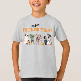 T-shirt Trick ou traitement des monstres à la parade