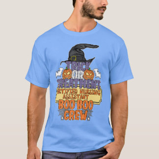 T-shirt Trick Ou Traitement Infirmière Adjointe Boo Boo Cr