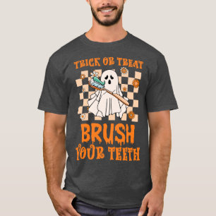 T-shirt Trick ou traiter brosse vos dents Dental Halloween