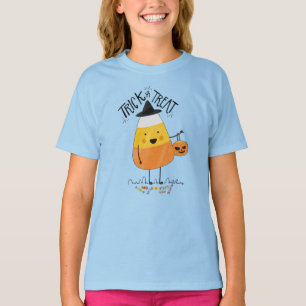 T-shirt Trick ou traiter Candy Corn Halloween Sleeve Shirt