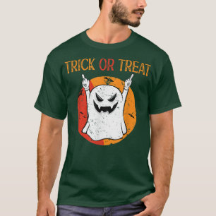T-shirt Trick ou traiter Funny Halloween Porte-doigt média