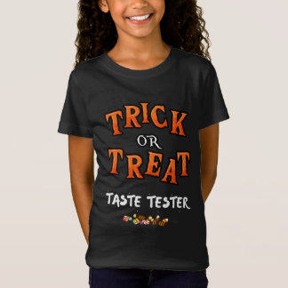 T-Shirt TRICK OU TRAITER LE TESTER DES GOÛTS