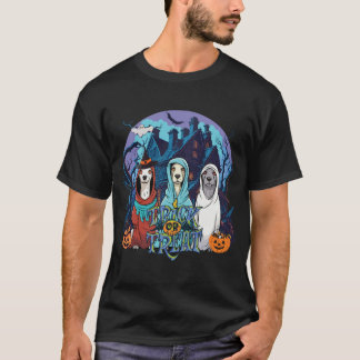 T-shirt Trick ou traiter les chiens fantômes d'Halloween