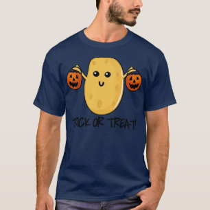 T-shirt Trick Ou Treat Funny Potato