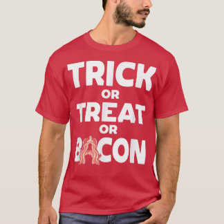 T-shirt Trick ou Treat ou Bacon Halloween Haunween Party