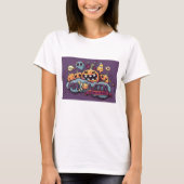 T-Shirt Trick Ou Treat Womens (Devant)