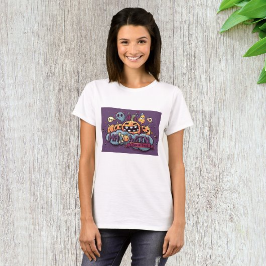 T-Shirt Trick Ou Treat Womens