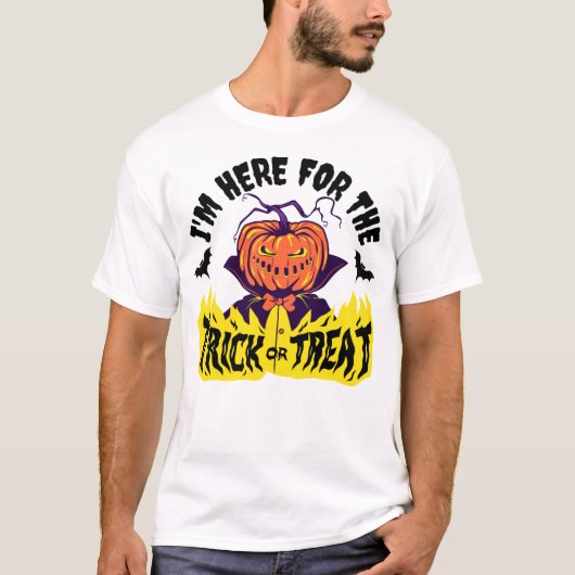 T-shirt Trick Ou Trick Halloween (Devant)