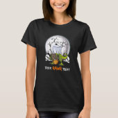 T-shirt Trick Rawr Treat Halloween Dinosaur T Rex Ghost Bo (Devant)