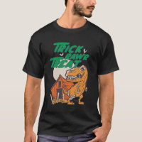 Trick Rawr Treat T Rex Funny Halloween Dinosaur