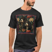 T-shirt Tricolor Cavalier King Charles Spaniels CKCS Dogs (Devant)