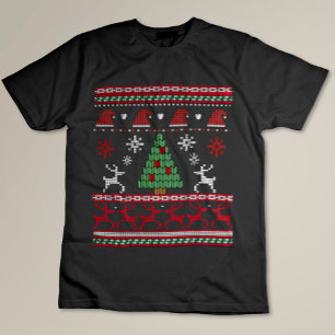 T-shirt tricot d'hiver Funny