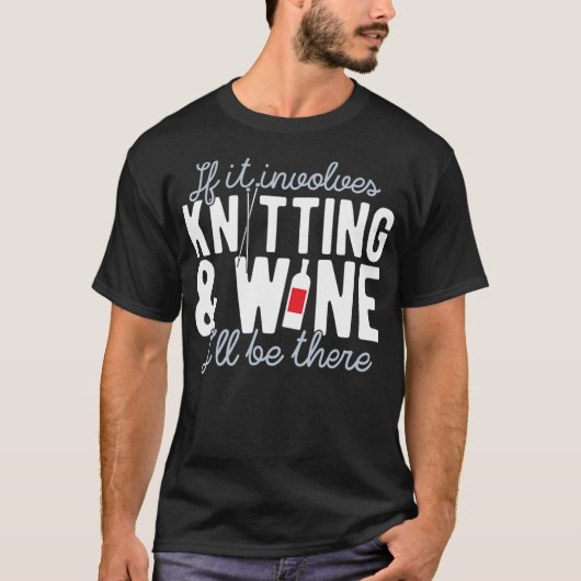 T-shirt Tricot et vin (Devant)