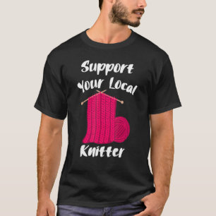 T-shirt Tricot Knit Knitter Laine de fils Création Knit W