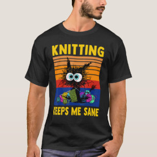 T-shirt Tricot Me Garde Sane Kitten Yarn Knit