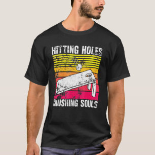 T-shirt Tricoter Des Trous Et Des Ames À Traverser Jeu De