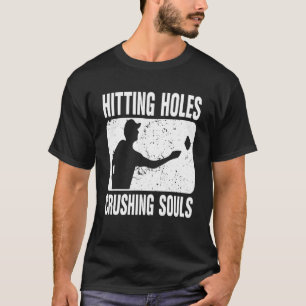 T-shirt Tricoter Les Trous Et Les Ames À Traverser Le Jeu