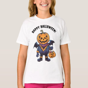 T-shirt Tricoter ou traiter   Joyeux Halloween