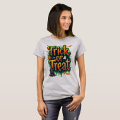 T-shirt Tricoter ou traiter un script moderne femmes Hallo (Devant entier)