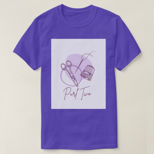 T-shirt tricoter un purl deux ensemble (Design devant)