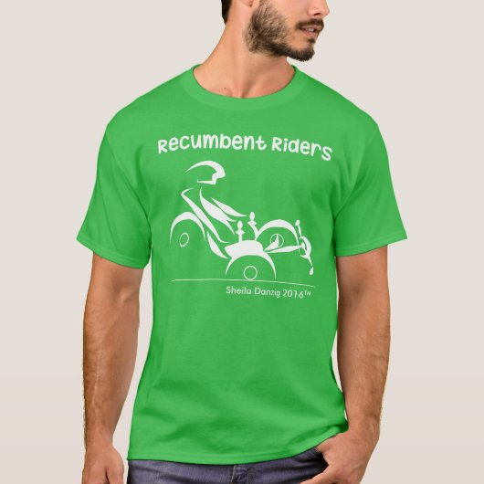 T-shirt Tricycles couchés de cavaliers (Devant)