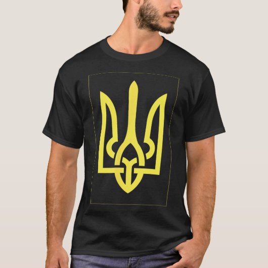 T-shirt Trident ukrainien d'Ukraine (Devant)