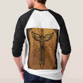 T-shirt Trident une conception (Dos)